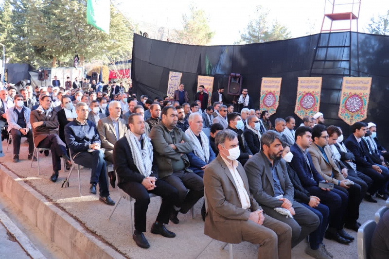 شرکت در مراسم تشیع و تدفین شهید گمنام در دانشگاه فرهنگیان ایلام